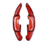 GYTTAK Paletta Cambio Volante Compatibile con Lexus per GS200 RX200 RX300 ES ES250 ES300 Volante per Auto Paddle Shifter Leva Interni Auto Shift Paddle Nero Fibra di Carbonio(Red)