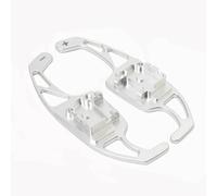 GYTTAK Paletta Cambio Volante Compatibile con per Sharan 2012 2013 2014 2015 2016 per Passat B6 B7 per CC 2011 2012 2013 2014 2015 Volante Paddle Extension Shift Cover(Silver)