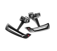 GYTTAK Paletta Cambio Volante Compatibile con Porsche per Carrera per Cayman per Boxster 718 GT4 Interni Auto Volante Magnetico Paddle Shift Pad Leve Cambio Auto(Red)