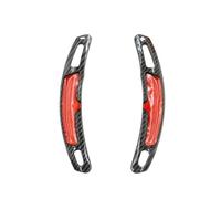 GYTTAK Paletta Cambio Volante Compatibile con Porsche per Macan 2016 2017 2018 2019 2020 2021 per Panamera 2016 2017 2018 2019 2020 Auto Sport Volante del Cambio Paddle Shifter(Forge Carbon)