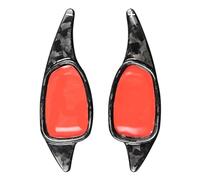 GYTTAK Paletta Cambio Volante Compatibile con RS Q3 2014 2015 2016 2017 2018 2019 per S3 RS3 2015 2016 2017 2018 Accessori Interni per Cambio al Volante Dell'auto(Forged Pattern)