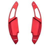 GYTTAK Paletta Cambio Volante Compatibile con Toyota per Reiz per Camry per Zelas Interni Auto 2 Pezzi Volante in Alluminio Shift Paddle Extension Car Paddle Shifters(Red)