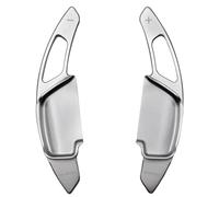 GYTTAK Paletta Cambio Volante Compatibile con Toyota per Reiz per Camry per Zelas Interni Auto 2 Pezzi Volante in Alluminio Shift Paddle Extension Car Paddle Shifters(Silver)