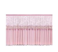 GYTTDERFL Copertina Tv Non si toglie la copertura della TV quando è accesa. Copertura TV non rimovibile, copertura antipolvere, set TV sospeso in pizzo ricamato(Style03 pink,95 x Height60cm)