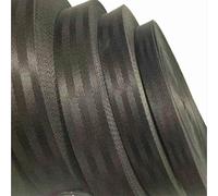 GYTTDERFL Fettuccia A Rotolo Cintura di Sicurezza in Nylon da 10 Iarde Cintura di Sicurezza for Computer Nastro Jacquard Zaino Reggia for Borsa da Cucito Accessori for Cintura(Black 25mm)