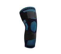 GYTTDERFL Ginocchiere Sportive Ginocchiere a compressione 1 pezzo con fasciatura Sport Corsa Basket Fitness Pallavolo Ginocchiere Comfort Elasticità Ginocchiera(BLUE,M)