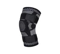 GYTTDERFL Ginocchiere Sportive Ginocchiere sportive con stabilizzatori laterali Rodiller di compressione del supporto del ginocchio in gel rotula(1PCS Dark Grey,S)