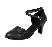 GYUBL Chaussures de Danse en Maille pour Femmes Escarpins Flapper Chaussures de Salon Moderne Tango Swing Latin,40.5 EU