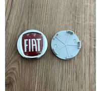 GYUHEDR 4 Pezzi Coprimozzo,per Fiat Abarth Marea Multipla Punto Stilo Bravo Ducato Freemont 50mm 60mm Coprimozzi Antipolvere Impermeabile Coprimozzo Tappi Ruota Accessori,G-60mm