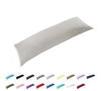 Gyulin - Federa per cuscino in 100% cotone a 300 fili, stile busta a forma di V, Tri/Boomerang 4.6 Feet (54") B-light Grey