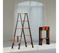 GYYDXXFC Scalas Telescopica A Telaio, Scalas di Sicurezza for Uso Domestico, Cinghia di Fissaggio Rinforzata, Bloccaggio di Sicurezza, for Cucina Domestica(5 Step)