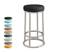 GYYDXXFC Sedia Da Ufficio Direzionale Alta, Sedia Da Toeletta Da Lavoro, Sgabello Da Bar, Imbottitura Spessa, For Bar, Casa, Sala Da Pranzo, Cucina, Isola(Black,48cm)