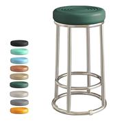 GYYDXXFC Sedia Da Ufficio Direzionale Alta, Sedia Da Toeletta Da Lavoro, Sgabello Da Bar, Imbottitura Spessa, For Bar, Casa, Sala Da Pranzo, Cucina, Isola(Dark green,68cm)
