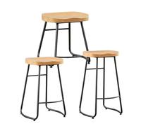 GYYDXXFC Sgabelli da Bar in Metallo, Sedia for Sala Conferenze, Gambe in Metallo Robuste Che Allargano La Base, Sedia da Toeletta for Bar, caffè, Sala da Pranzo, Cucina, Isola(Black,65cm)