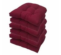 GYYFQH Set di 6 Cuscini per Sedia, Cuscino per Poltrona, Cuscino per Sedile Posteriore 48x48 cm, Cuscino per Sedile per Uso Interno ed Esterno, Cuscino per Sedia da Giardino(01,Normal)