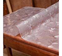 GYYFQH Tavola Trasparente 1.5mm / 2mm Subluce, Tavola su Misura A Nastro Modello, Tavola Trasparente Leggera, Tavola in PVC Superficie Liscia(1.5mm,80×160cm)