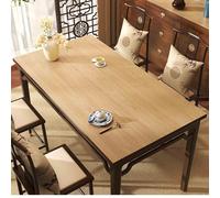 GYYFQH Tovaglia in Pelle Rettangolare Tovaglietta Effetto Legno Resistente all'Acqua E All'olio Pelle Tovaglietta per Tavolo da Pranzo Sottobicchiere Isolante per Scrivania(D,90×120cm)