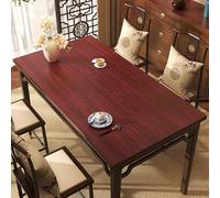 GYYFQH Tovaglia in Pelle Rettangolare Tovaglietta Effetto Legno Resistente all'Acqua E All'olio Pelle Tovaglietta per Tavolo da Pranzo Sottobicchiere Isolante per Scrivania(E,85×130cm)