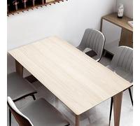 GYYFQH Tovaglia in Similpelle, tovaglia in Similpelle PU, Runner da Tavolo in Similpelle con venature del Legno, tovaglia Lavabile Resistente all'olio e all'Acqua(C,90×140cm)