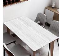 GYYFQH Tovaglia in Similpelle, tovaglia in Similpelle PU, Runner da Tavolo in Similpelle con venature del Legno, tovaglia Lavabile Resistente all'olio e all'Acqua(B,65×130cm)