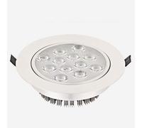 GYZLZZB Faretti a LED in alluminio argento Lampada da soffitto a LED Incorporata Faretto a raffreddamento super rapido Lampada da soffitto a regolazione multi-angolo Downlight Corridoio Soggiorno Vera