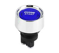 GYZOUKA Interruttore A Pulsante di Avviamento del Motore da 12 V A 24 V 50 A con Luce A LED per L'aggiornamento del di Avviamento di Accensione del Veicolo per Auto (Blu)