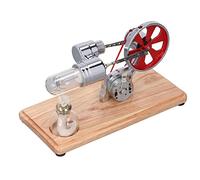 GYZOUKA Kit Modello di Motori Stirling con Lampada Alcolica Giocattolo Scientifico Educativo per la Dimostrazione Dell'apprendimento della Fisica