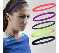 GYZOUKA Mini Fasce Sportive Elastiche da 6 Pezzi, Fasce Atletiche con Buona elasticità per Esercizi di Allenamento Sportivo, Adatte a Qualsiasi Fascia per Capelli Sportiva