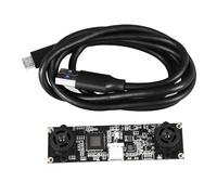 GYZOUKA Modulo Fotocamera Binoculare USB 1MP 720P 69 Gradi Distorsione Ricostruzione 3D VR Che Varia USB3.0 Fotocamera Webcam Scheda Fotocamera a Bordo