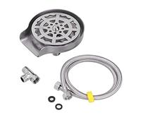 GYZOUKA Sciacquatrice per Bicchieri Pulisci Tazze Lavatazze Lavavetri per Lavello con Acqua Ad Alta Pressione Base in Acciaio Inossidabile Labbro Esteso