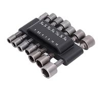 GYZOUKA Set di Cacciaviti per Dadi a Bussola 14 Pezzi Adattatore per Presa con Codolo Esagonale per la Lavorazione del Legno Riparazione di Ricambi Auto Manutenzione della Macchina 1/4