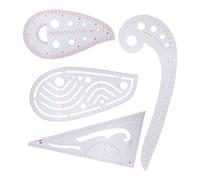 GYZOUKA Set di Righelli Curvi, Strumenti per Modelli di Cucito Accurati | Materiale plastico resistente per alta precisione, ampiamente utilizzato nel cucito e nell\'artigianato, include più stili