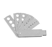 GYZOUKA Strumenti per Gioiellieri Strumento per Misurare le Gemme Calibro per Gemme di Diamanti per Diamanti Zaffiro Rubino Vetro Agata Giada