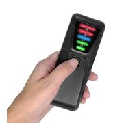 GYZOUKA Tester del Campo Magnetico del Rilevatore di Radiazioni del Campo Elettromagnetico del Misuratore EMF con 5 Indicatori LED Colorati per Elettrodomestici da Ufficio (Nera)