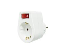 Garza Smarthome Adattatore GZ con interruttore e TT - Blister