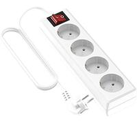 Multipresa Garza Basic Power 4 prese con interruttore protezione bambino 3m