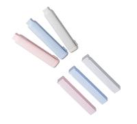 GZBABY Confezione da 3 gomme da cancellare retrattili, con 3 ricariche in gomma, cancellate nelle linee (rosa, blu, grigio)