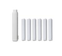 GZBABY Gomme retrattili per matita, con 6 ricariche in gomma, cancellate nelle linee (grigio)