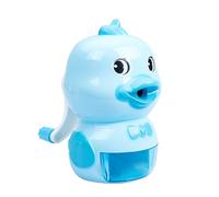 GZBABY - Temperamatite manuale, temperamatite a manovella, a forma di anatra (blu)