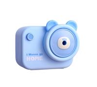GZBABY - Temperamatite manuale, temperamatite a manovella con funzione di alimentazione automatica, a forma di fotocamera (blu)