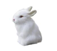 GZBMEZS Bunny Realistic Bunny, Bunny Piemponed Animal Easter Decorations Toy Per Oggetti Di Scena Photo Ornament Da Tavolo Da Casa