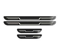 GZCSsm 4Pezzi Battitacco Auto per Audi Q3 (8U) 2012-2014, Acciaio Inossidabile Protezione AntiGraffio per Accessori Auto,B