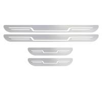 GZCSsm 4Pezzi Battitacco Auto per Chery Jetour X70 2020-2024, Acciaio Inossidabile Protezione AntiGraffio per Accessori Auto,C