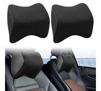 GZCZCC 2 Pz Cuscino Collo Auto in Memory Foam Cuscino Cervicale con Tracolla Regolabile Cuscino Poggiatesta Auto Morbido Poggiatesta per Seggiolino Auto con Cinghie per Guida, Gioco, Sedile da Ufficio