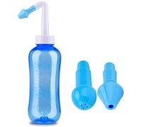 GZD NETI Pot, Kit di risciacquo sinusale, Neti Pot Sinus Rinse Kit Pulitore nasale, Sistema di irrigazione sinusale Lavaggio nasale per Adulti e Bambino