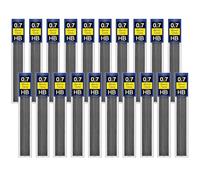 GZDAOXIA 240 pezzi Ricariche Mine 0,7 mm HB, Mine per portamine,Ricariche di Ricambio per Matita,per Casa Scuola schizzi artistici,disegnare,scrivi(0.7 mm)