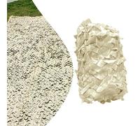 GZDXBF Rete Mimetica Camouflage Caccia, 2x2m 2x5m 3x6m 3x8m 4x5m 4x6m, Camouflage Net Beige, Rete Decorativa Ombreggiante, Telo Ombreggiante per Protezione Solare Esterno(Material:5x5m/16.4x16.4ft)