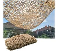 GZDXBF Rete Mimetica Rotolo di Reticolato da Camuffamento Tessuto Oxford Resistente 210d, per Decorazioni Militari, 7m X 2m 10m X 10m 5m X 8m 6m X 12m Telo Ombra(Material:3x7m/9.8x22.9ft)