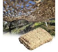 GZDXBF Reticolato da Camuffamento Rete Mimetica in Rotolo per Campeggio Caccia Ombra Tenda Beige 2mx2m 1mx4m 5mx8m 6mx6m Telo Vela Ombreggiante Tessuto in Poliestere 150D(Material:10x15m/32.8x49.2ft)