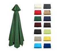 GZDXBF Telo Di Ricambio Per Ombrellone A 6/8 Costole, Tettoia Di Ricambio Per Ombrello 200/270/300cm Copertura Di Ricambio Per Ombrellone Da Giardino(Color:Green,Size:8 ribs-3m(9.8ft))